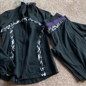 Lululemon define jacket with matching pants